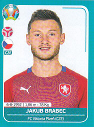 Jakub Brabec Czech Republic samolepka EURO 2020 #CZE11